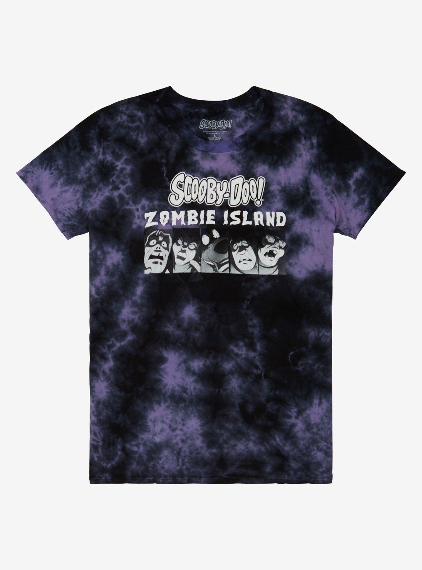 Scooby-Doo Zombie Island Tie-Dye Boyfriend Fit Girls T-Shirt | Hot