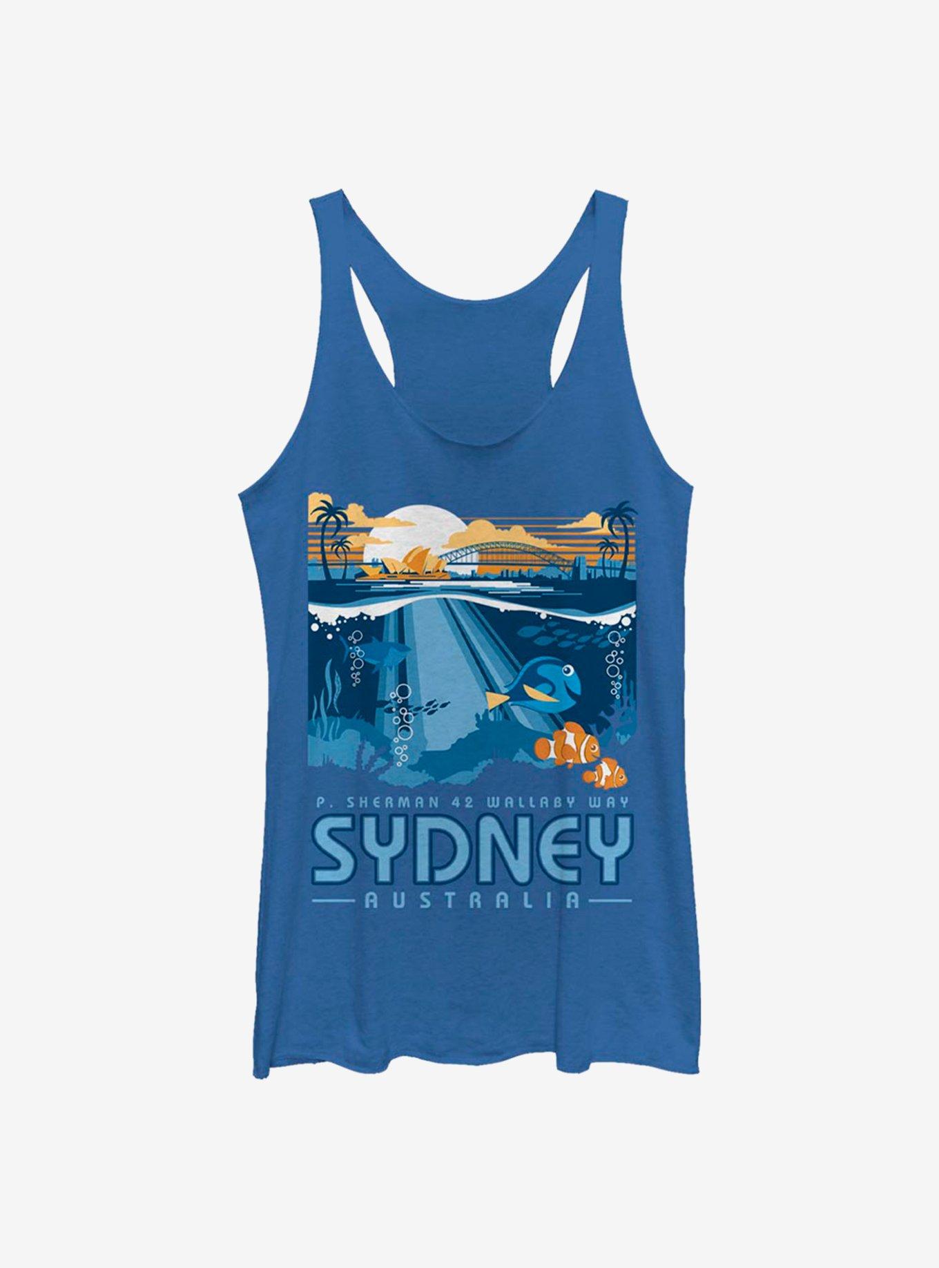 Disney Pixar Finding Nemo Wallaby Way Sydney Womens Tank Top, ROY HTR, hi-res