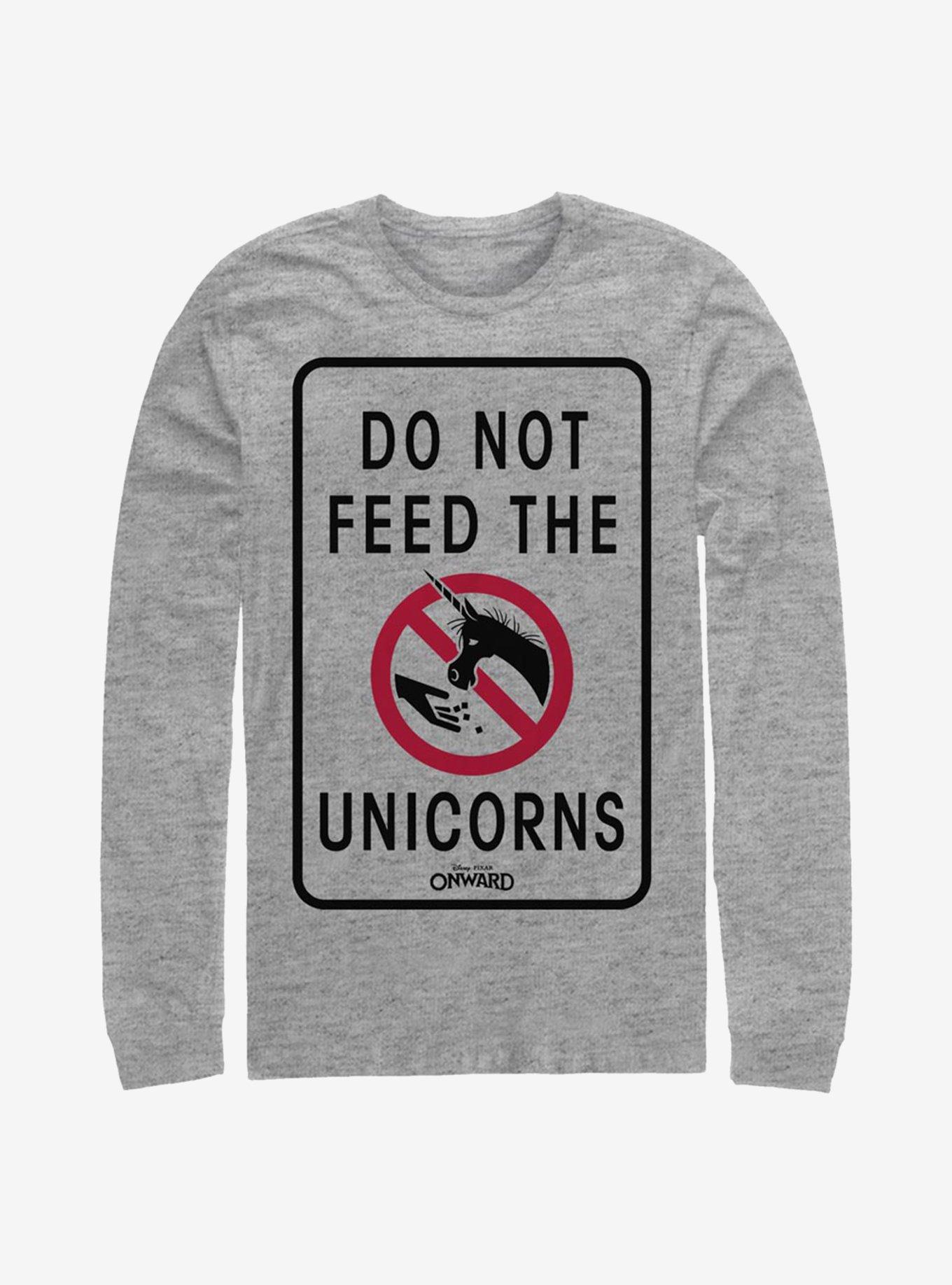 Disney Pixar Onward Don't Feed The Unicorns Long-Sleeve T-Shirt, , hi-res