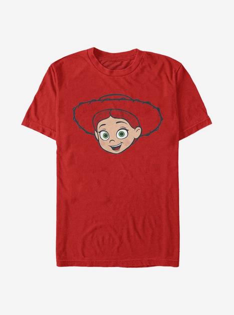 Disney Pixar Toy Story Big Face Jessie T-Shirt - RED | BoxLunch