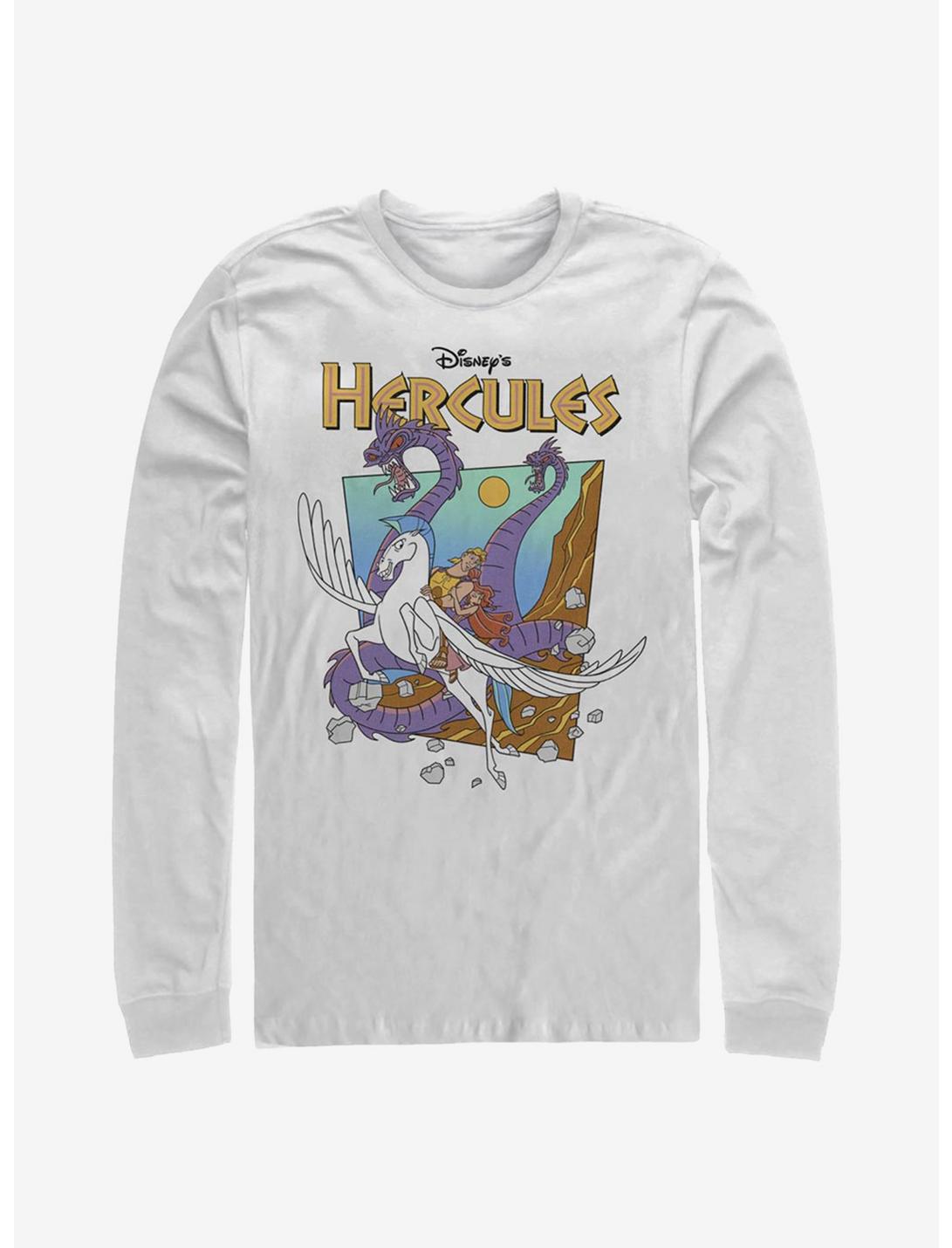 Disney Hercules Hydra Escape Long-Sleeve T-Shirt, WHITE, hi-res