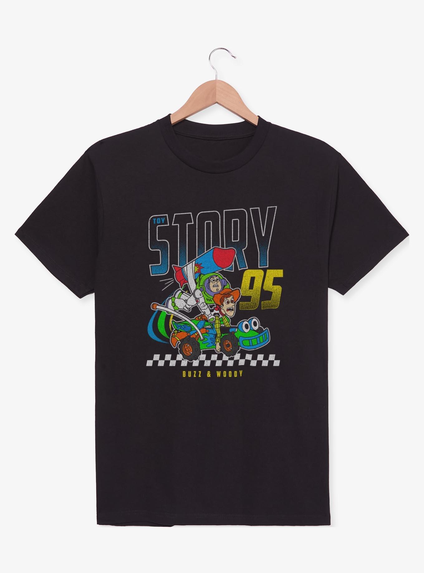 Disney Pixar Toy Story RC Tシャツ S Disney Pixar Toy Story Fast RC Car T-Shirt - BLACK | BoxLunch