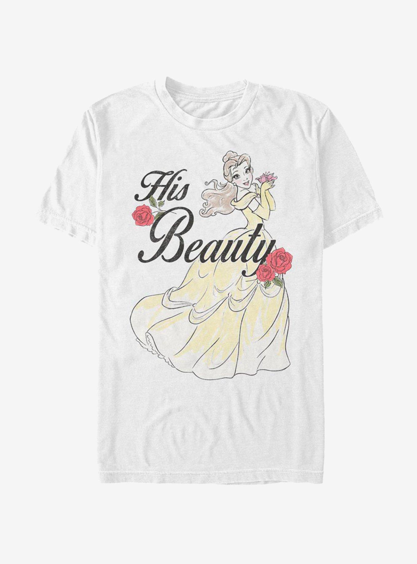 Disney Beauty And The Beast His Beauty T-Shirt, WHITE, hi-res