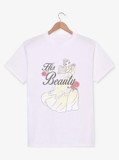 Disney Beauty And The Beast His Beauty T-Shirt - WHITE | BoxLunch