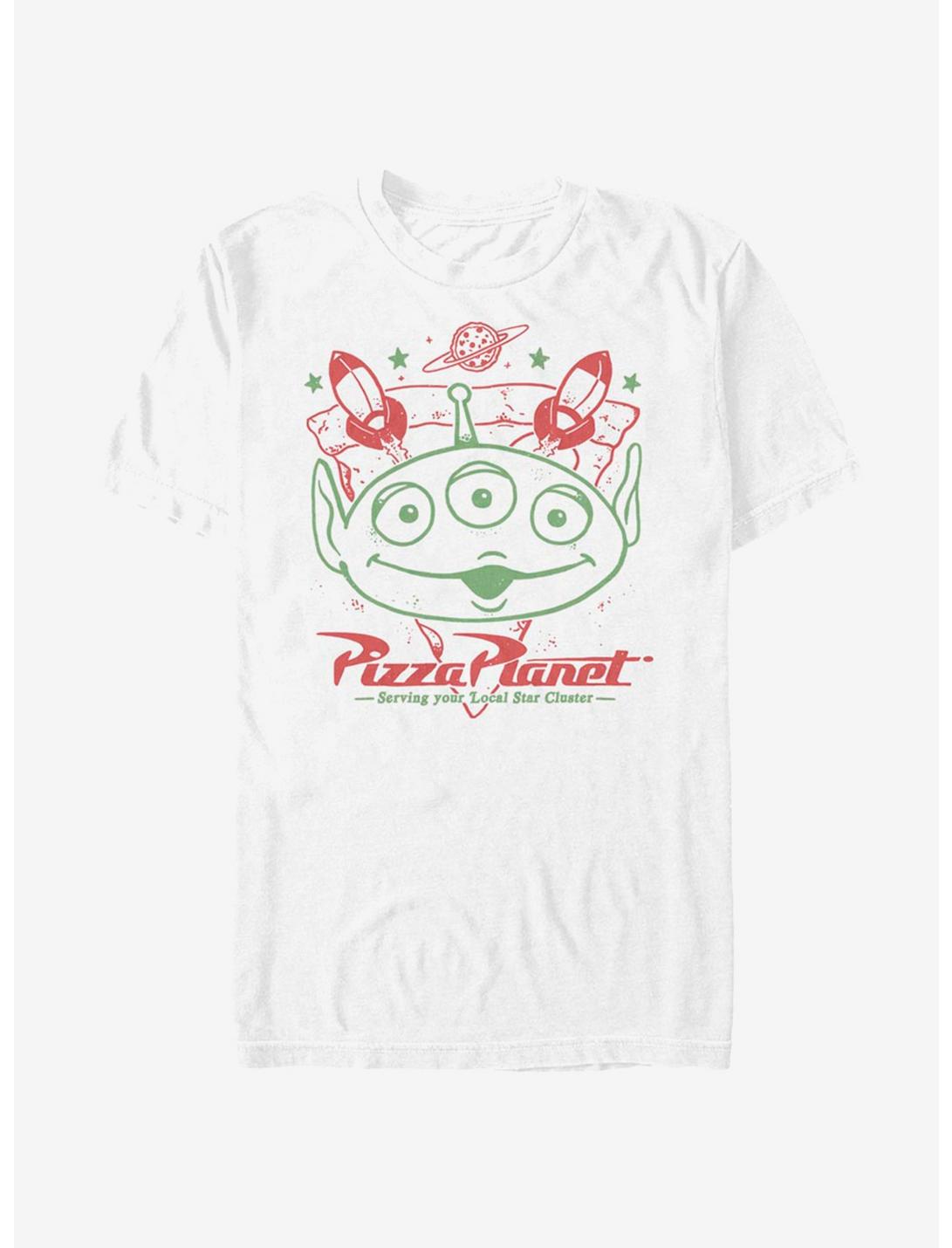 Disney Pixar Toy Story Pizza Planet Custom T-Shirt, WHITE, hi-res