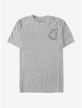 Disney Big Hero 6 Vintage Line Baymax T-Shirt, SILVER, hi-res