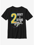 Disney Pixar Toy Story Infinity And Beyond Buzz Youth T-Shirt, BLACK, hi-res
