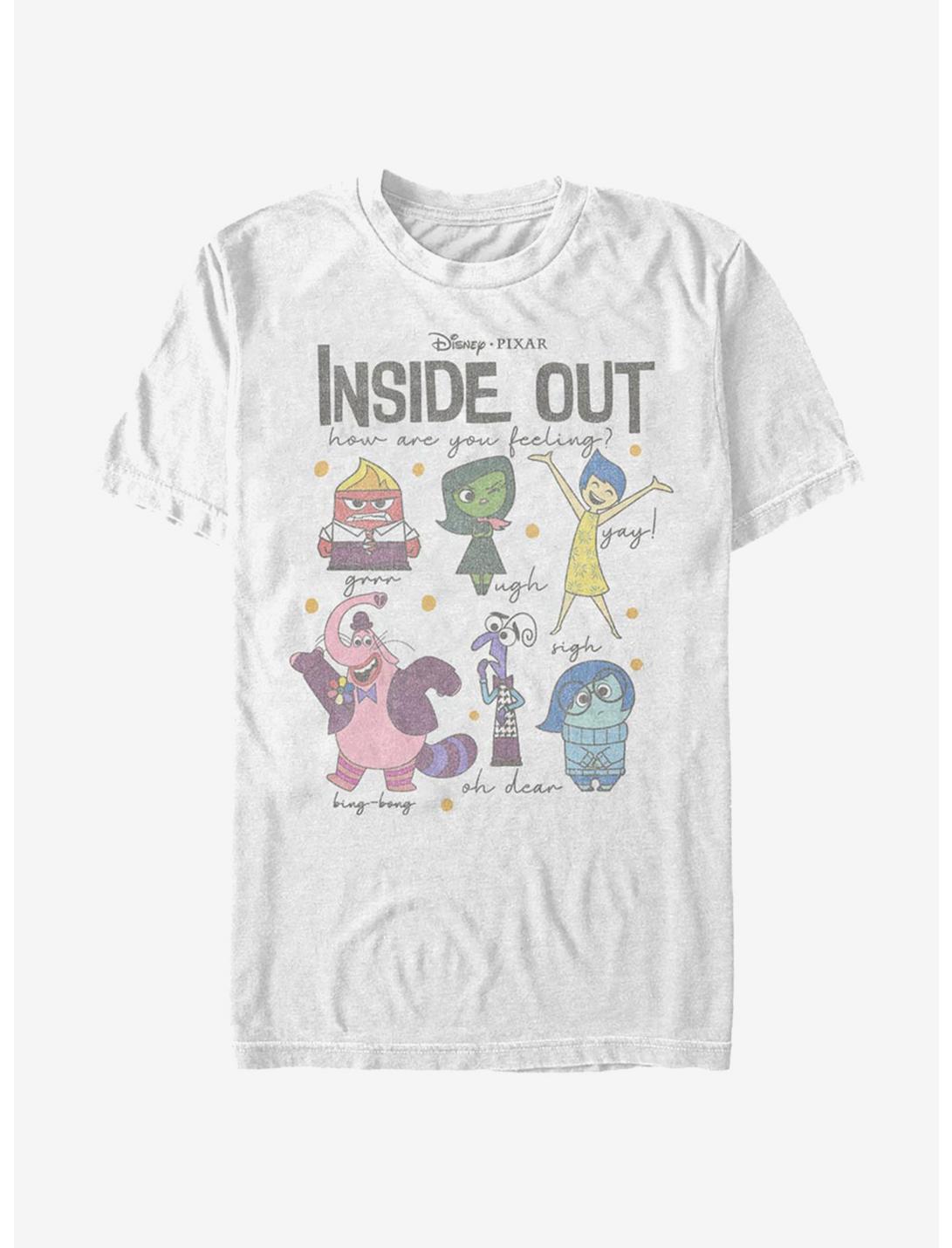 Disney Pixar Inside Out Feels T-Shirt, WHITE, hi-res