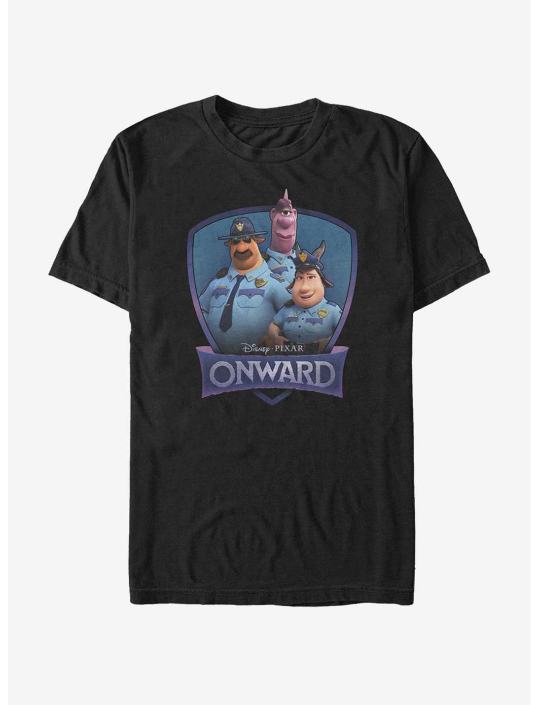 Disney Pixar Onward Police Group T-Shirt, BLACK, hi-res