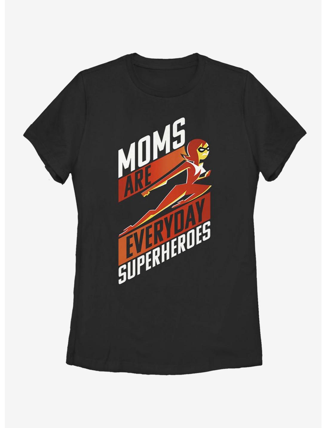 Disney Pixar The Incredibles Moms Are Super Womens T-Shirt, BLACK, hi-res