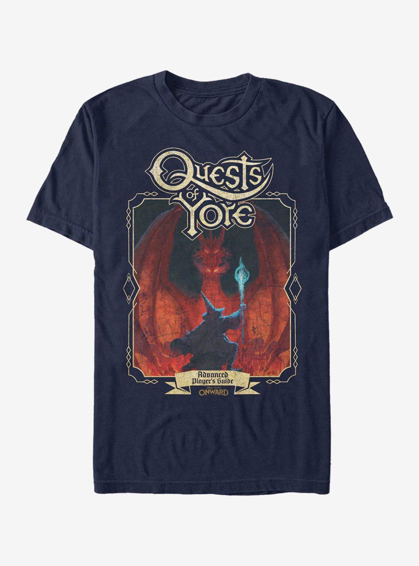 Disney Pixar Onward Quest Of Yore Cover T-Shirt, NAVY, hi-res