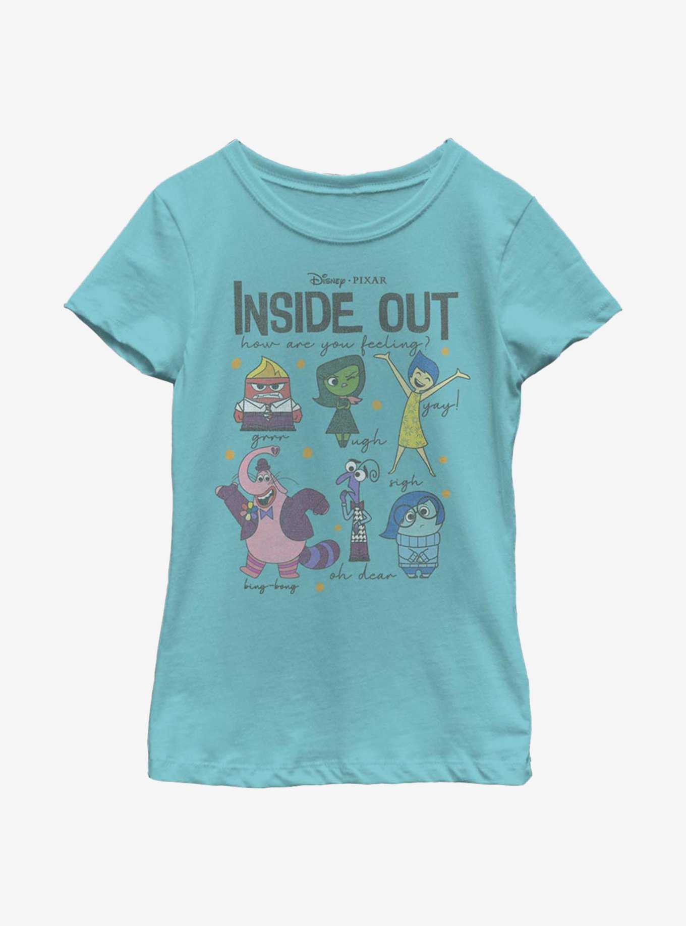 Disney Pixar Inside Out Feels Youth Girls T-Shirt, , hi-res