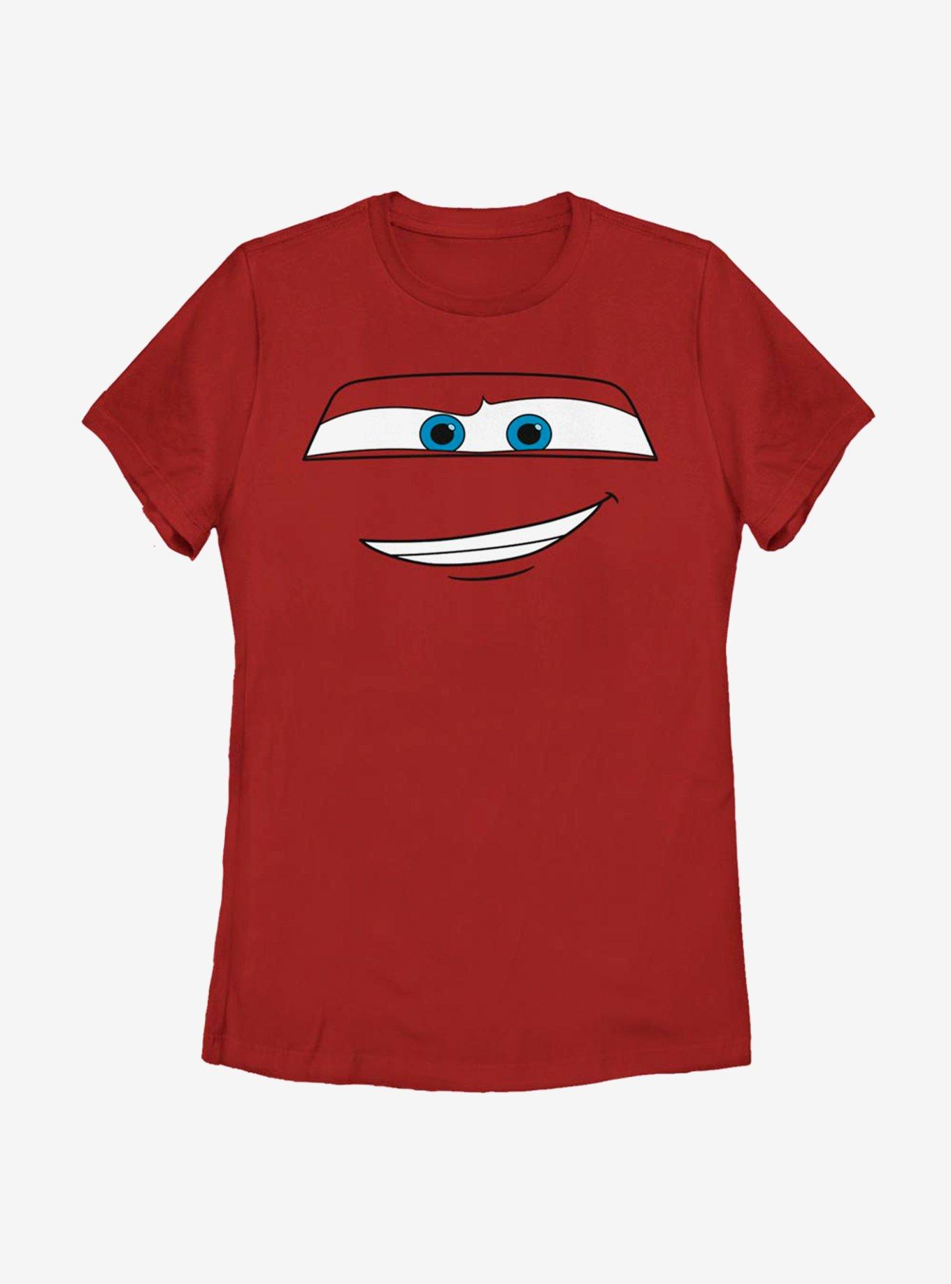 Disney Pixar Cars McQueen Big Face Womens T-Shirt, , hi-res