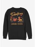 Disney The Lion King Hakuna Matata Sunrise Sweatshirt, BLACK, hi-res