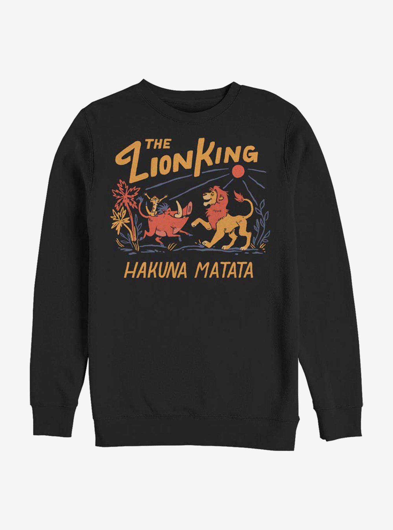 Disney The Lion King Hakuna Matata Sunrise Sweatshirt, , hi-res