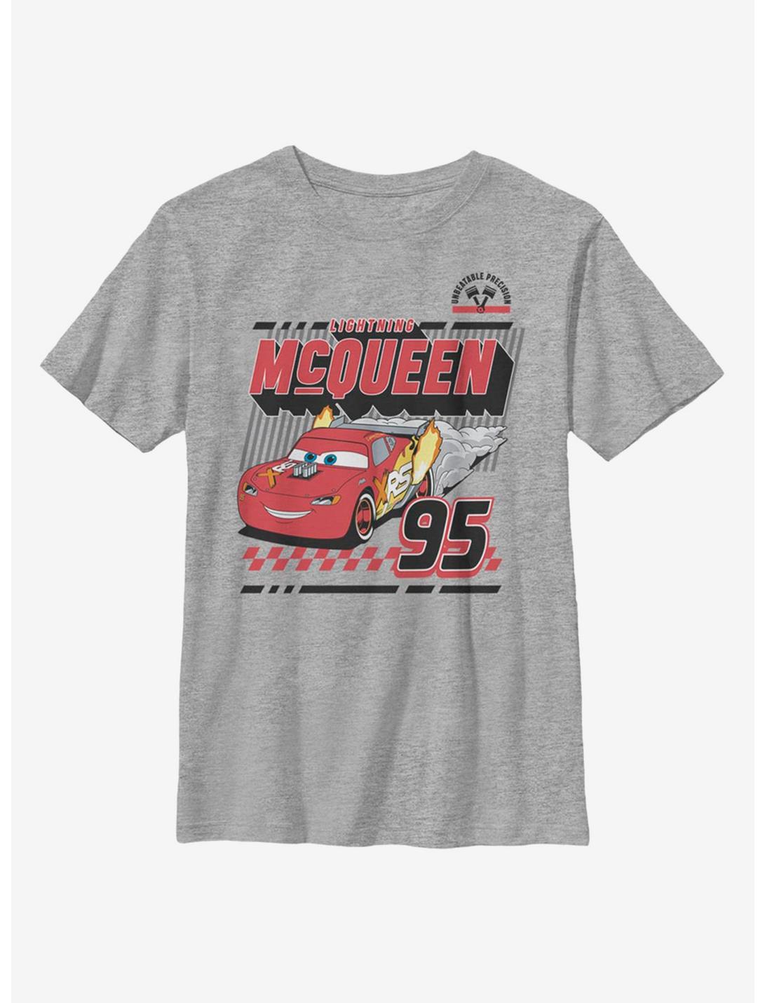 Disney Pixar Cars McQueens Drag Youth T-Shirt, ATH HTR, hi-res