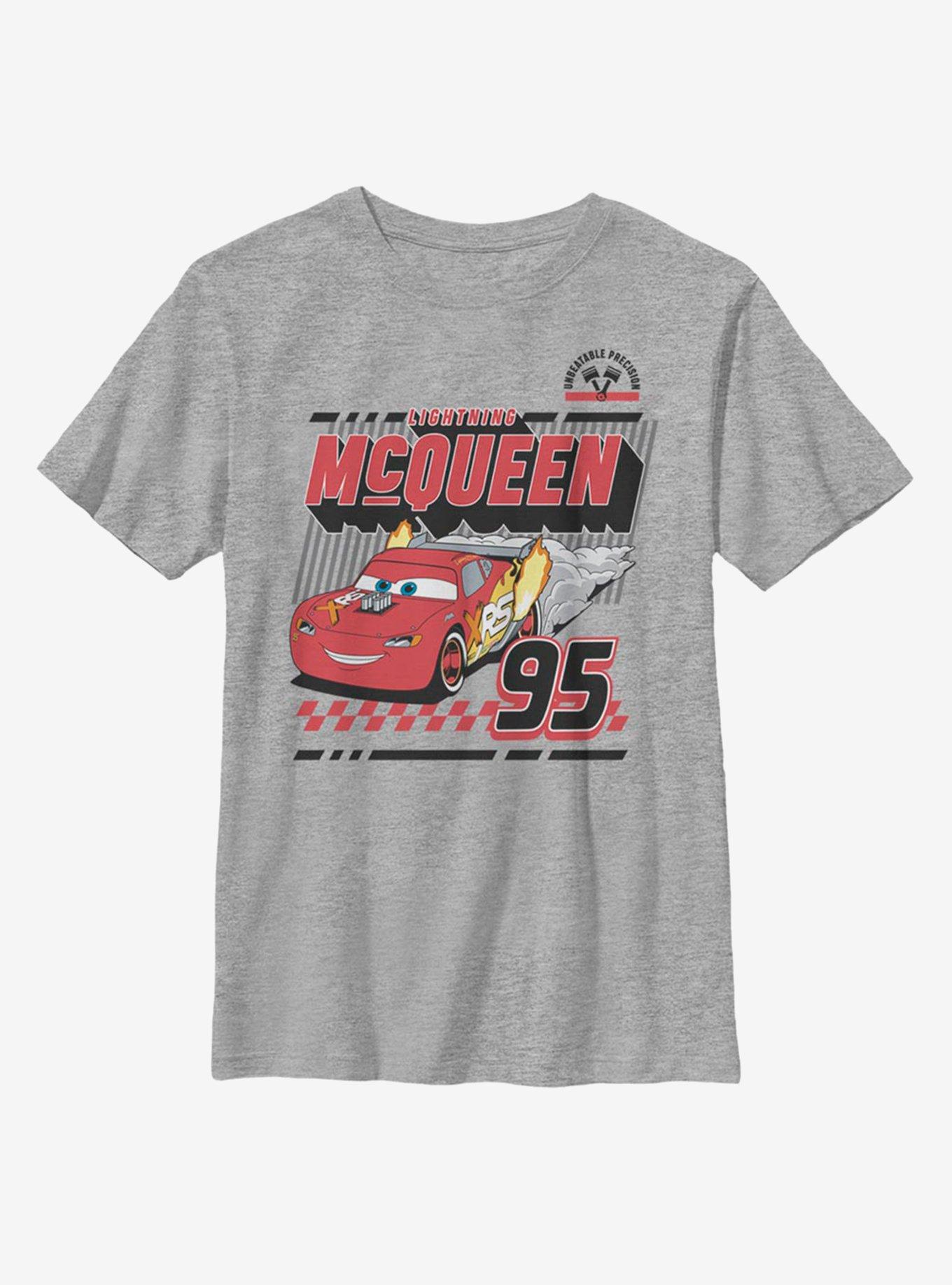 Disney Pixar Cars McQueens Drag Youth T-Shirt, ATH HTR, hi-res