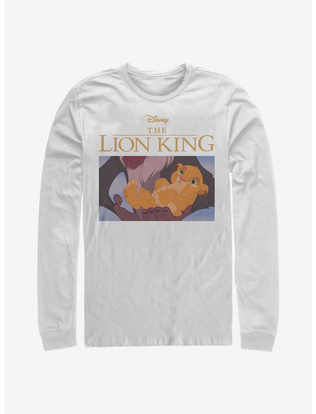 Disney The Lion King Rafiki Baby Simba Long-Sleeve T-Shirt, WHITE, hi-res