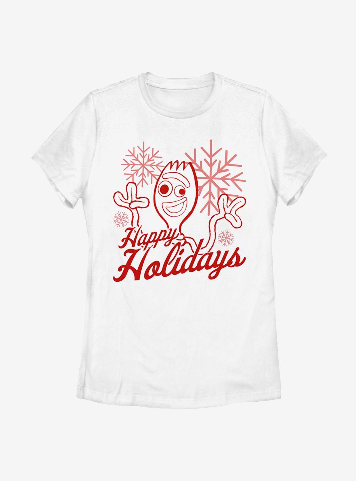 Disney Pixar Toy Story 4 Forky Holidays Womens T-Shirt, , hi-res