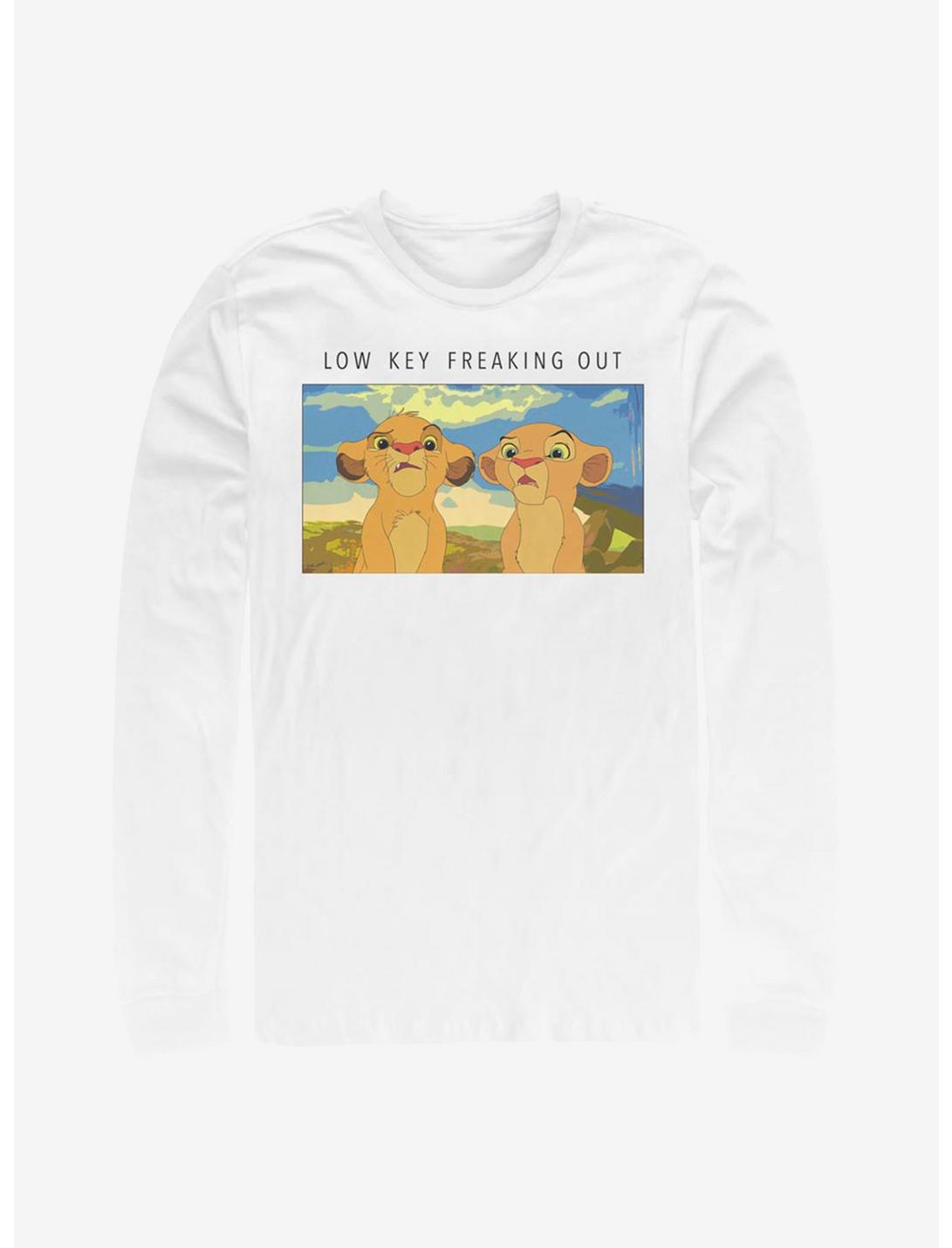 Disney The Lion King Low Key Lions Long-Sleeve T-Shirt, WHITE, hi-res