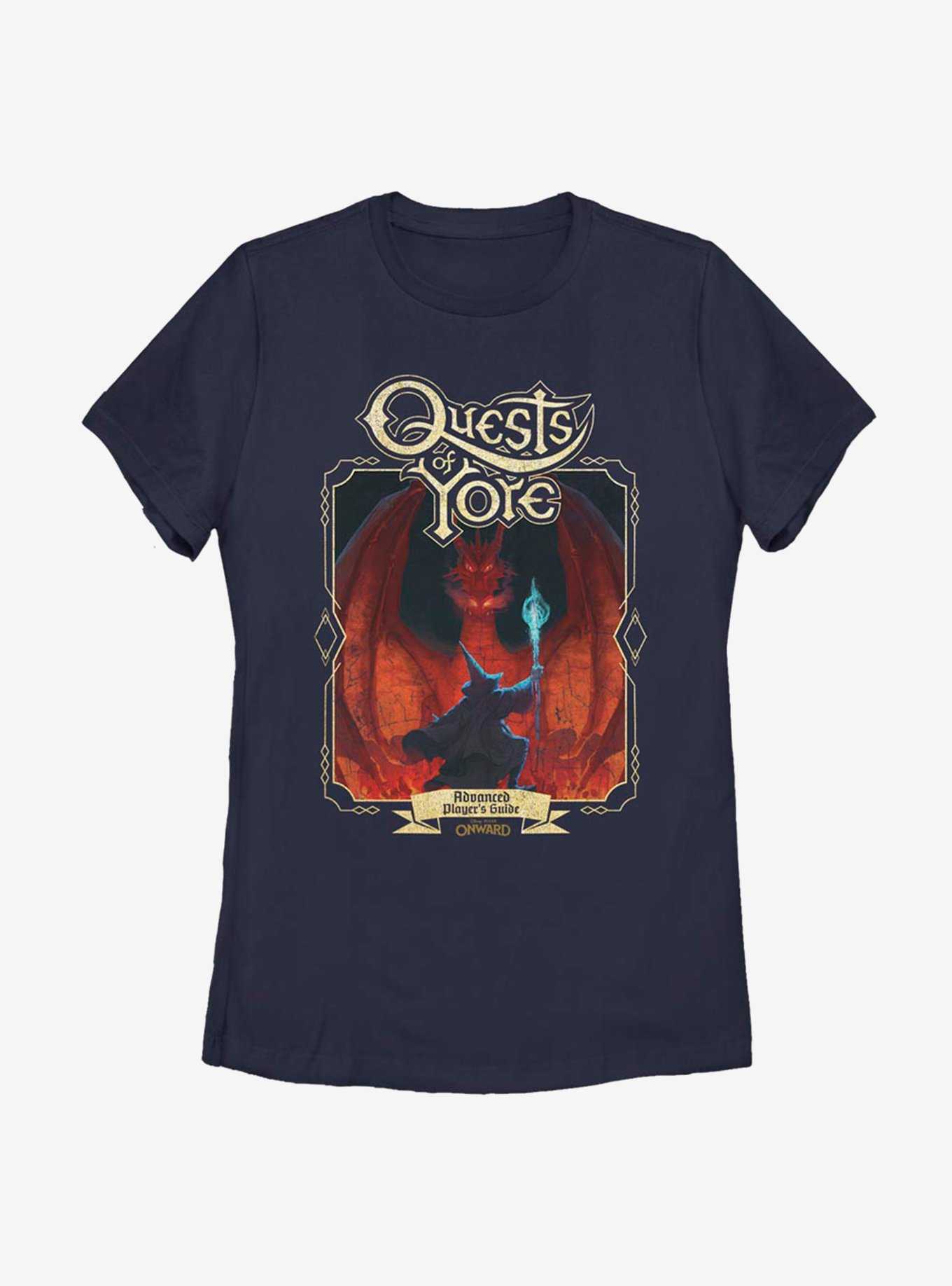 Disney Pixar Onward Quest Of Yore Cover Womens T-Shirt, , hi-res