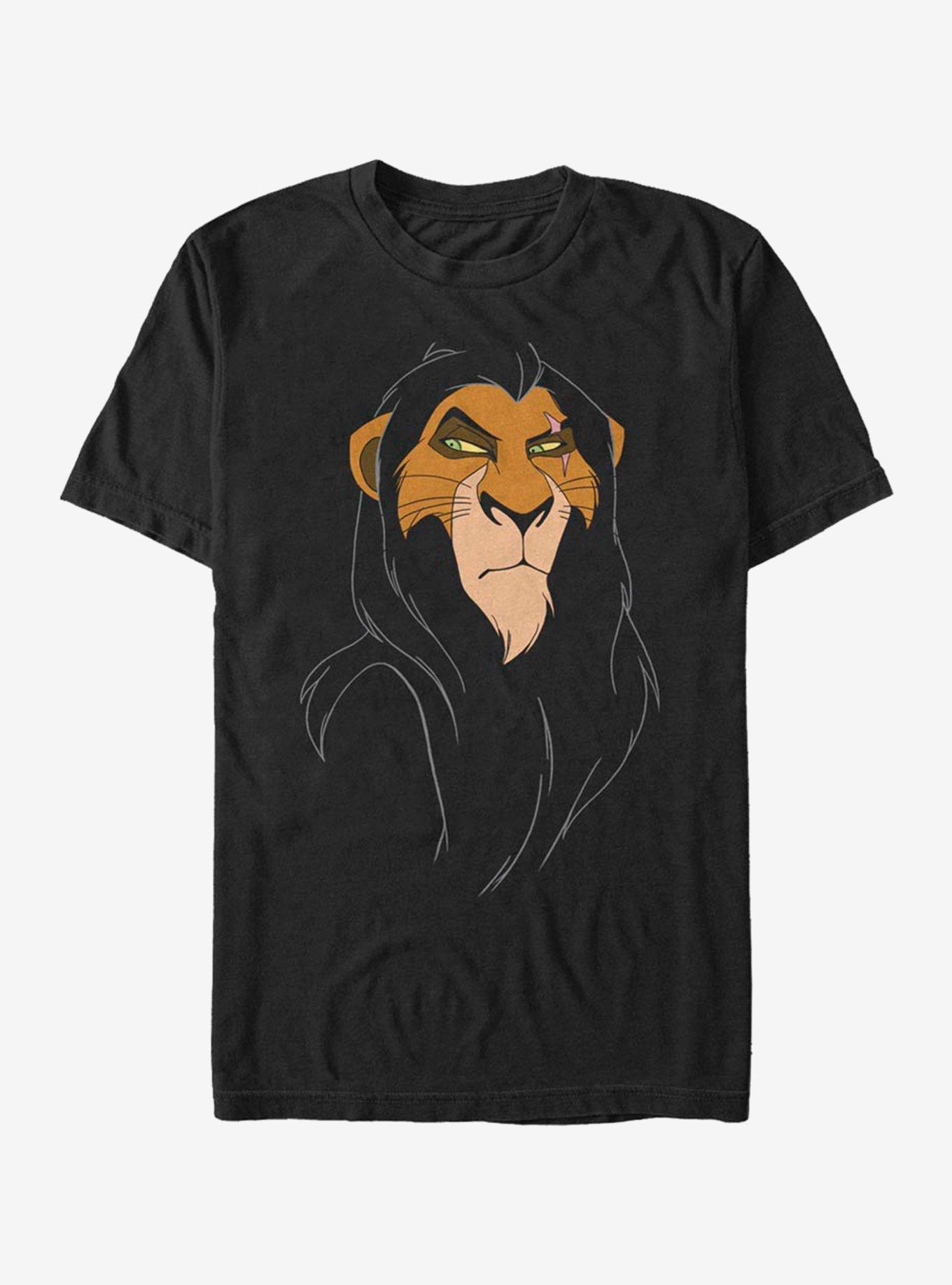 Disney The Lion King Big Face Scar T-Shirt, , hi-res