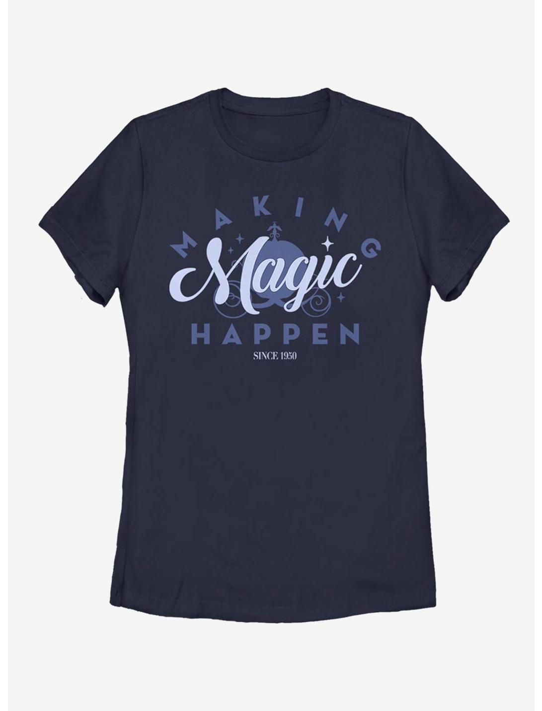 Disney Cinderella Magic Since 1950 Womens T-Shirt, NAVY, hi-res