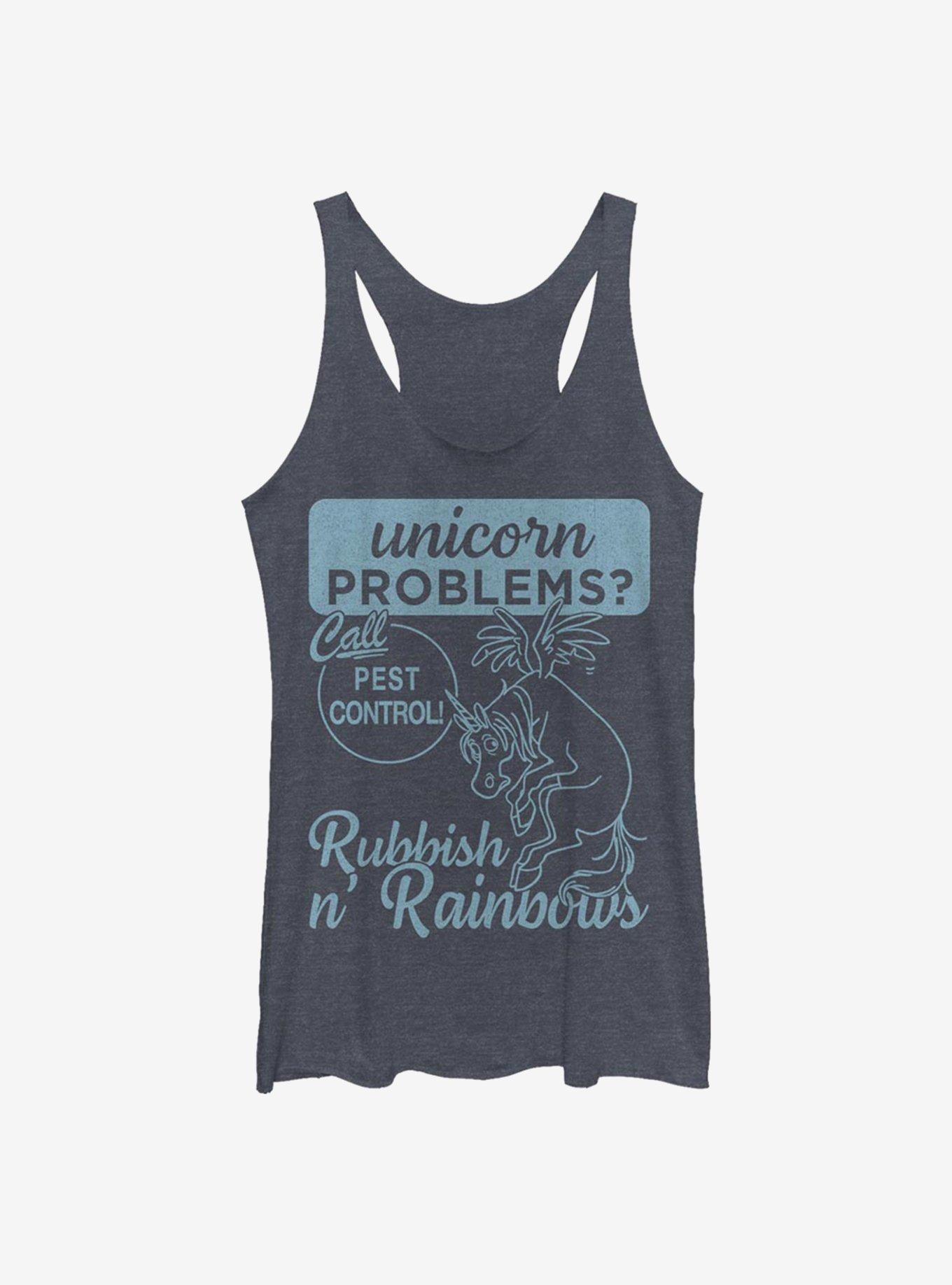 Disney Pixar Onward Call Rubbish N' Rainbows Womens Tank Top, NAVY HTR, hi-res