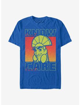 Disney The Emperor's New Groove Don't Know Don't Care Kuzco T-Shirt, ROYAL, hi-res