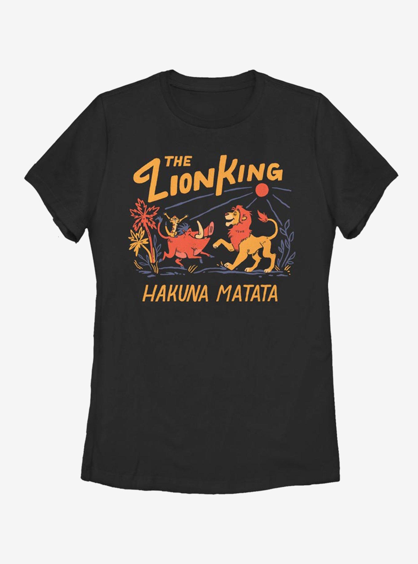 Disney The Lion King Hakuna Matata Sunrise Womens T-Shirt, , hi-res