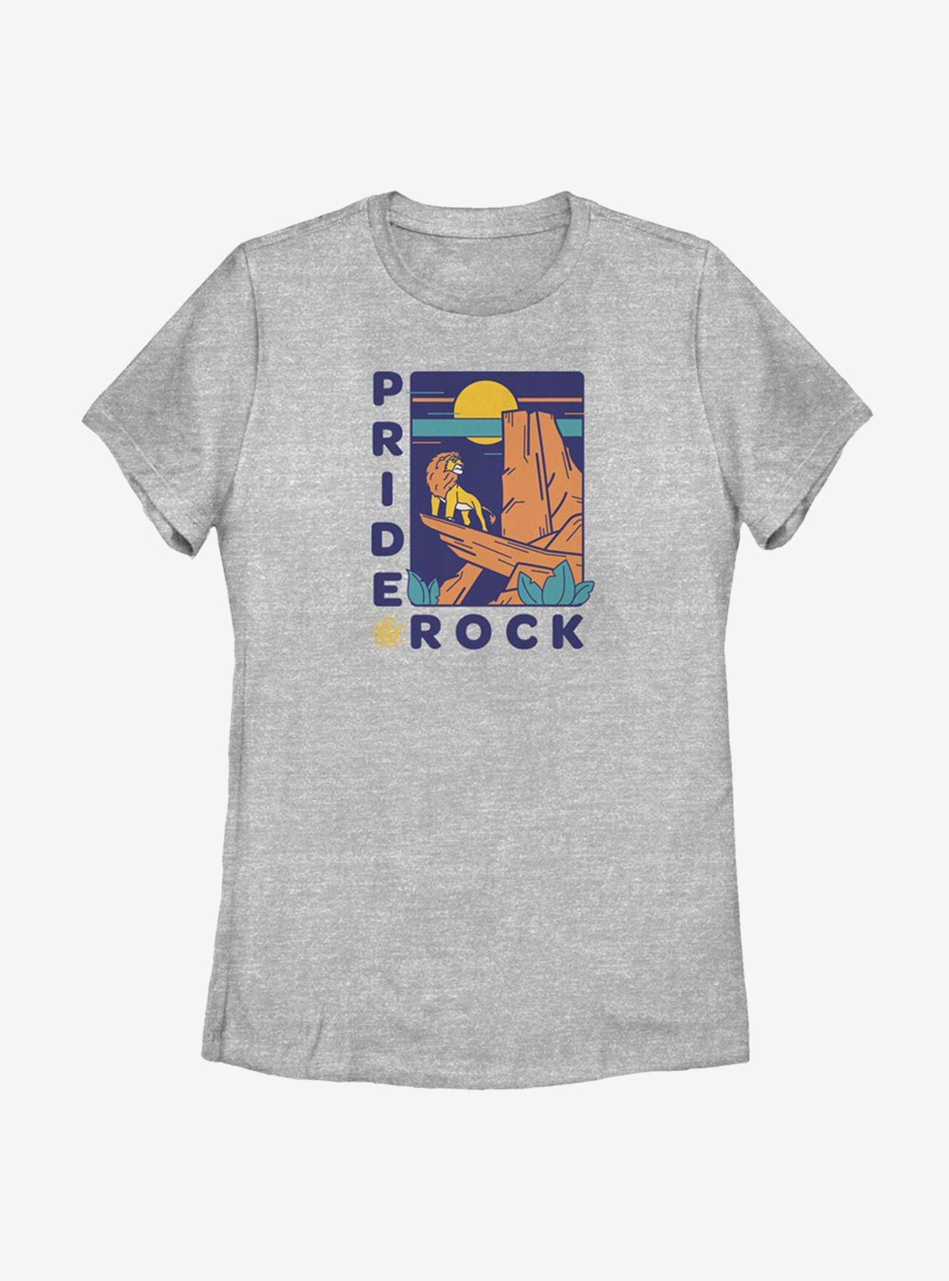 Disney The Lion King Pride Rock Badge Womens T-Shirt, ATH HTR, hi-res