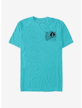 Disney The Little Mermaid Ariel Waves Line T-Shirt, , hi-res