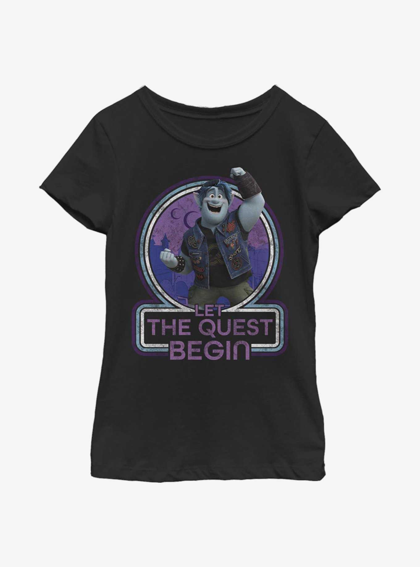 Disney Pixar Onward Begin Quest Youth Girls T-Shirt, , hi-res