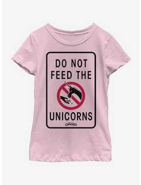 Disney Pixar Onward Don't Feed The Unicorns Youth Girls T-Shirt, , hi-res