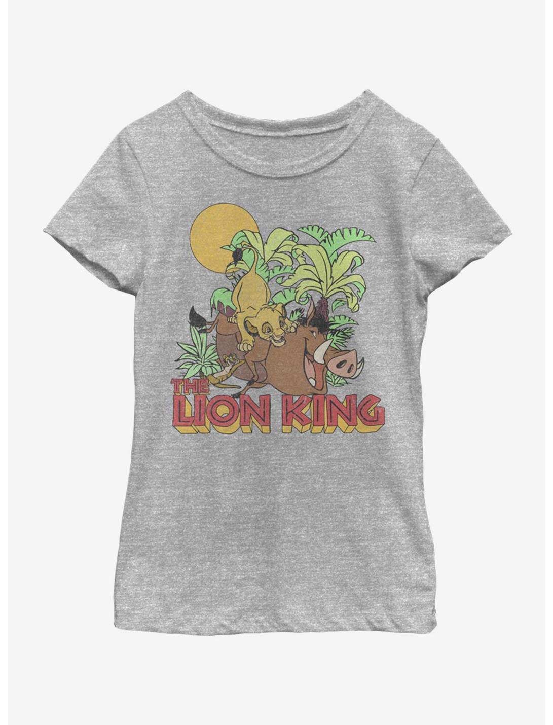 Disney The Lion King Jungle Play Youth Girls T-Shirt, ATH HTR, hi-res