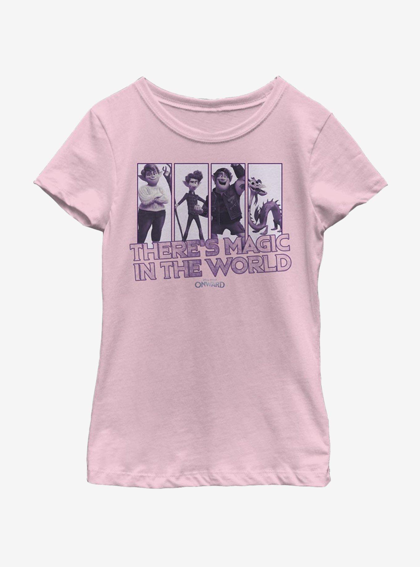 Disney Pixar Onward Magic Box Up Youth Girls T-Shirt, PINK, hi-res