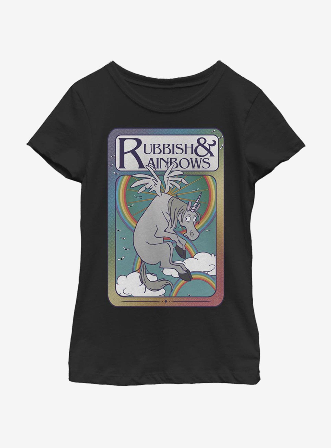 Disney Pixar Onward Unicorn Nouveau Youth Girls T-Shirt, BLACK, hi-res