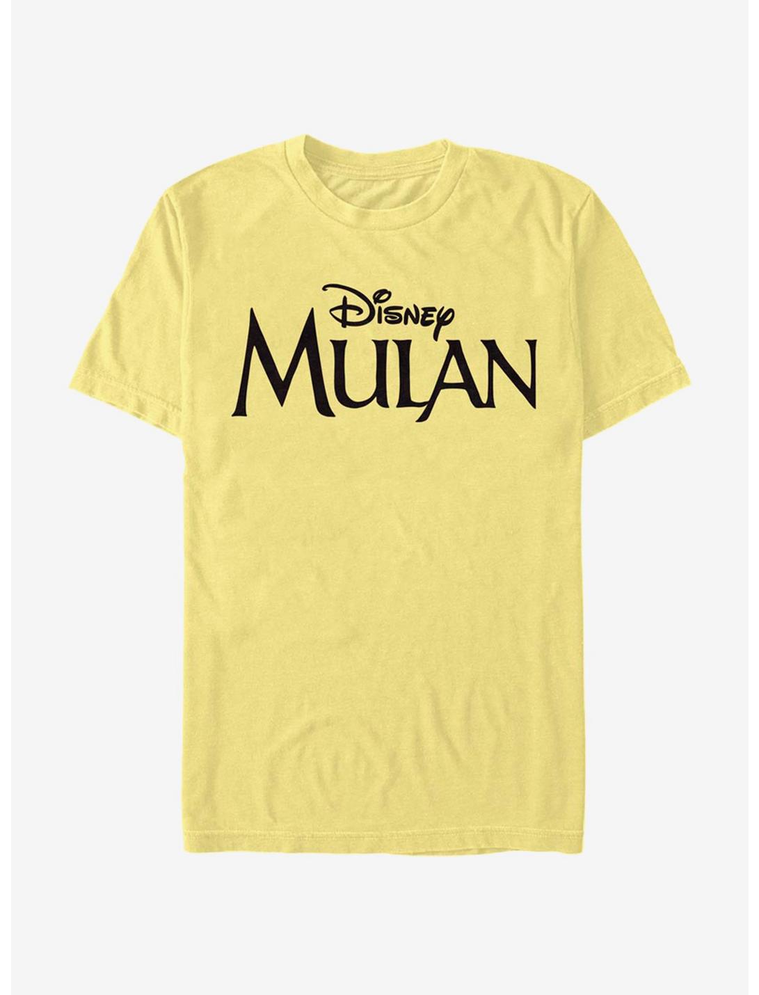 Disney Mulan Logo T-Shirt, BANANA, hi-res