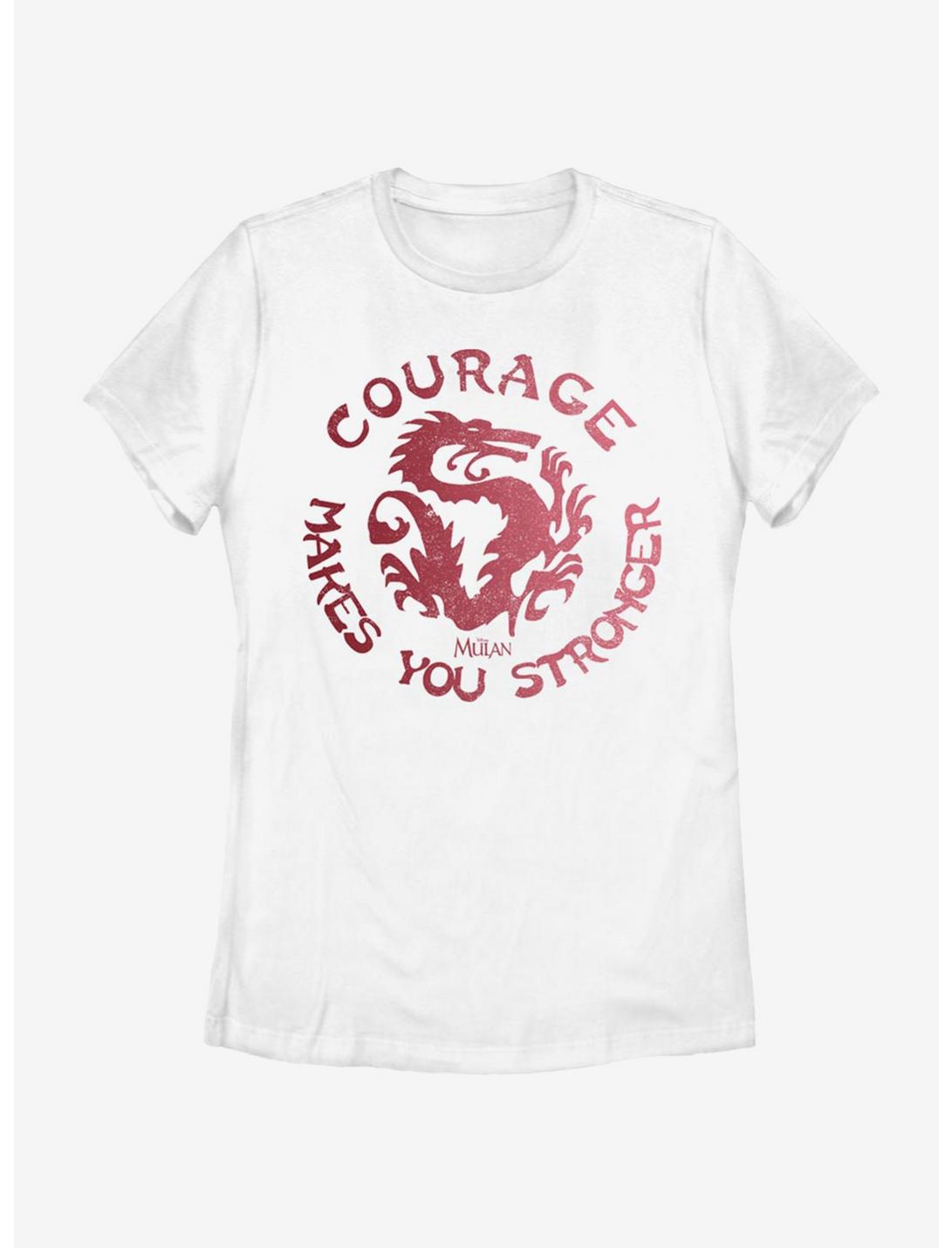Disney Mulan Courage Womens T-Shirt, WHITE, hi-res