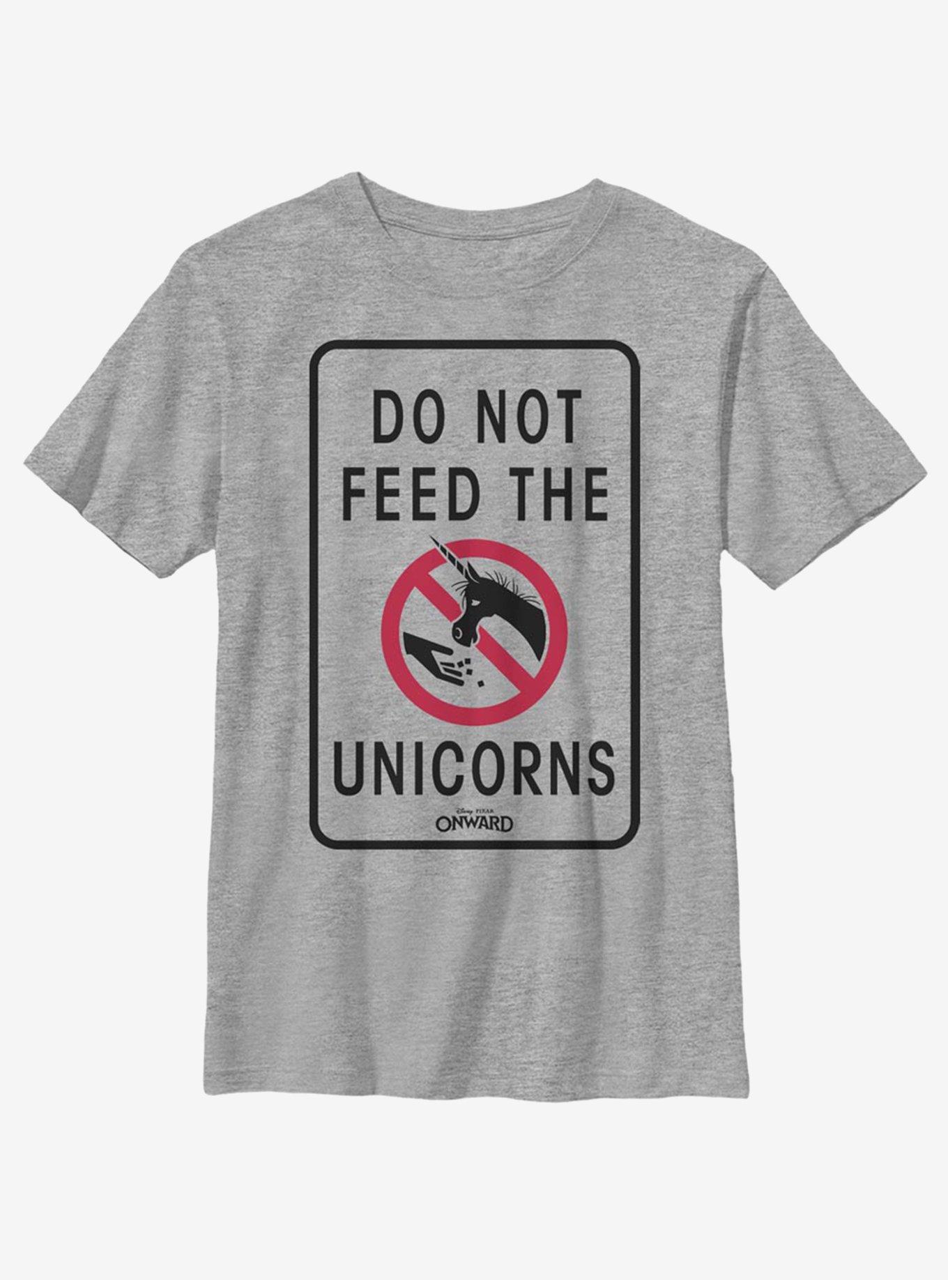 Disney Pixar Onward Don't Feed The Unicorns Youth T-Shirt, , hi-res