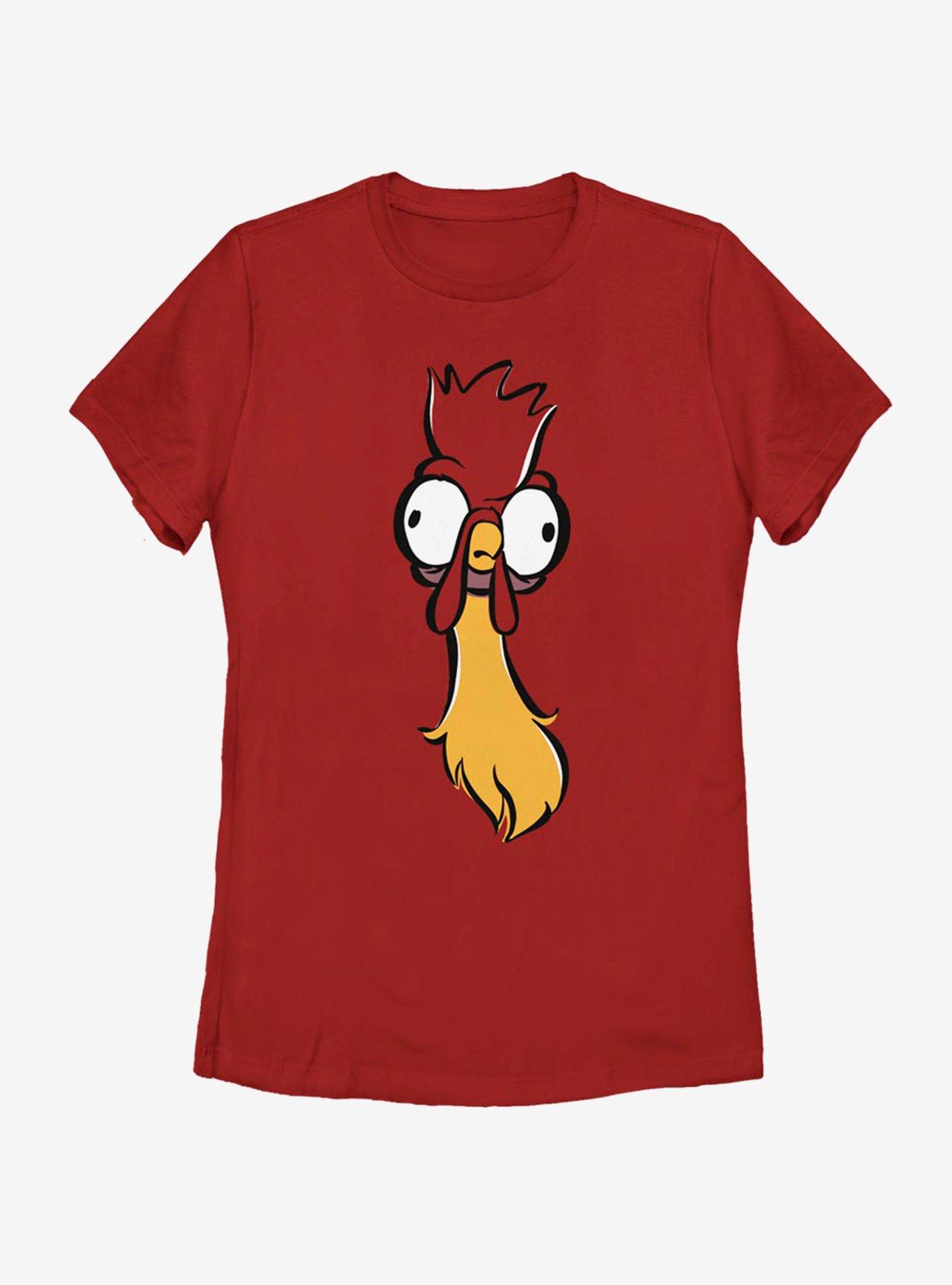 Disney Moana Big Face Hei Hei Womens T-Shirt, , hi-res