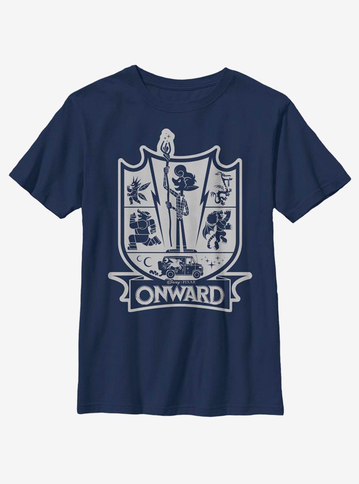 Disney Pixar Onward Crest Youth T-Shirt, , hi-res