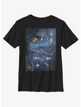 Disney Pixar Onward Denim Poster Youth T-Shirt, , hi-res
