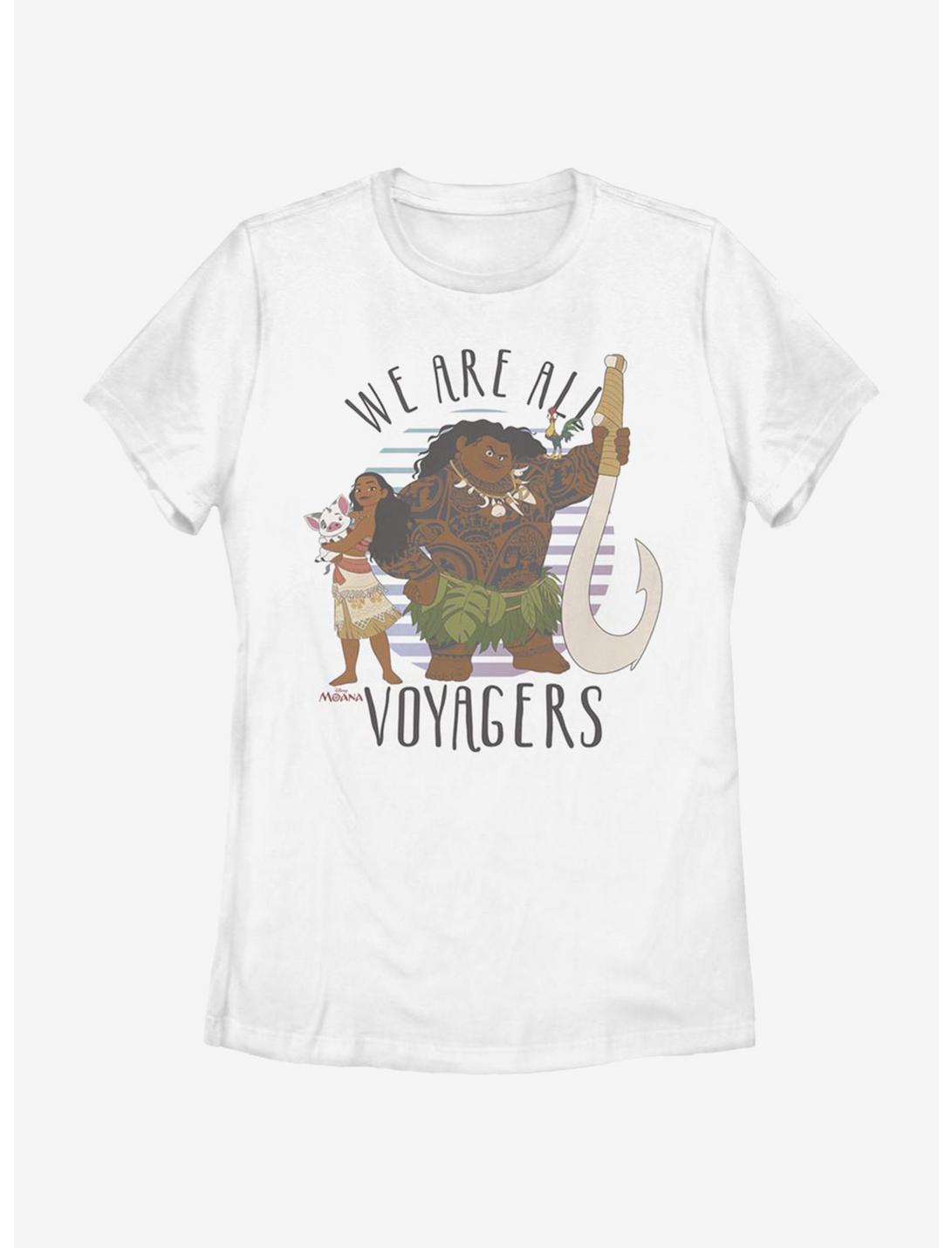 Disney Moana We Are All Voyagers Womens T-Shirt, WHITE, hi-res