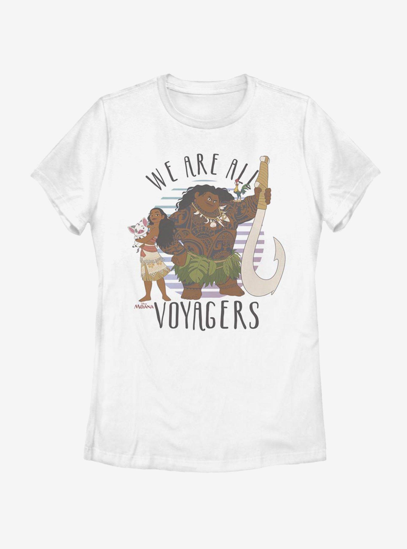 Disney Moana We Are All Voyagers Womens T-Shirt, , hi-res