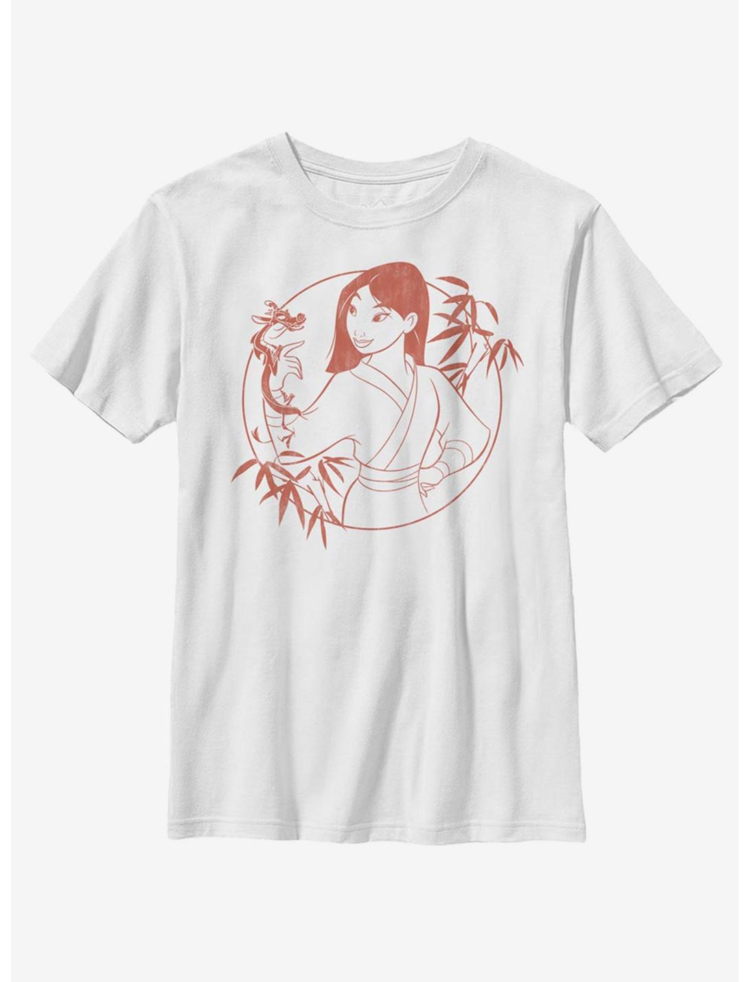Disney Mulan Bamboo Youth T-Shirt, WHITE, hi-res