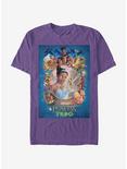 Disney The Princess And The Frog Classic Poster T-Shirt, PURPLE, hi-res