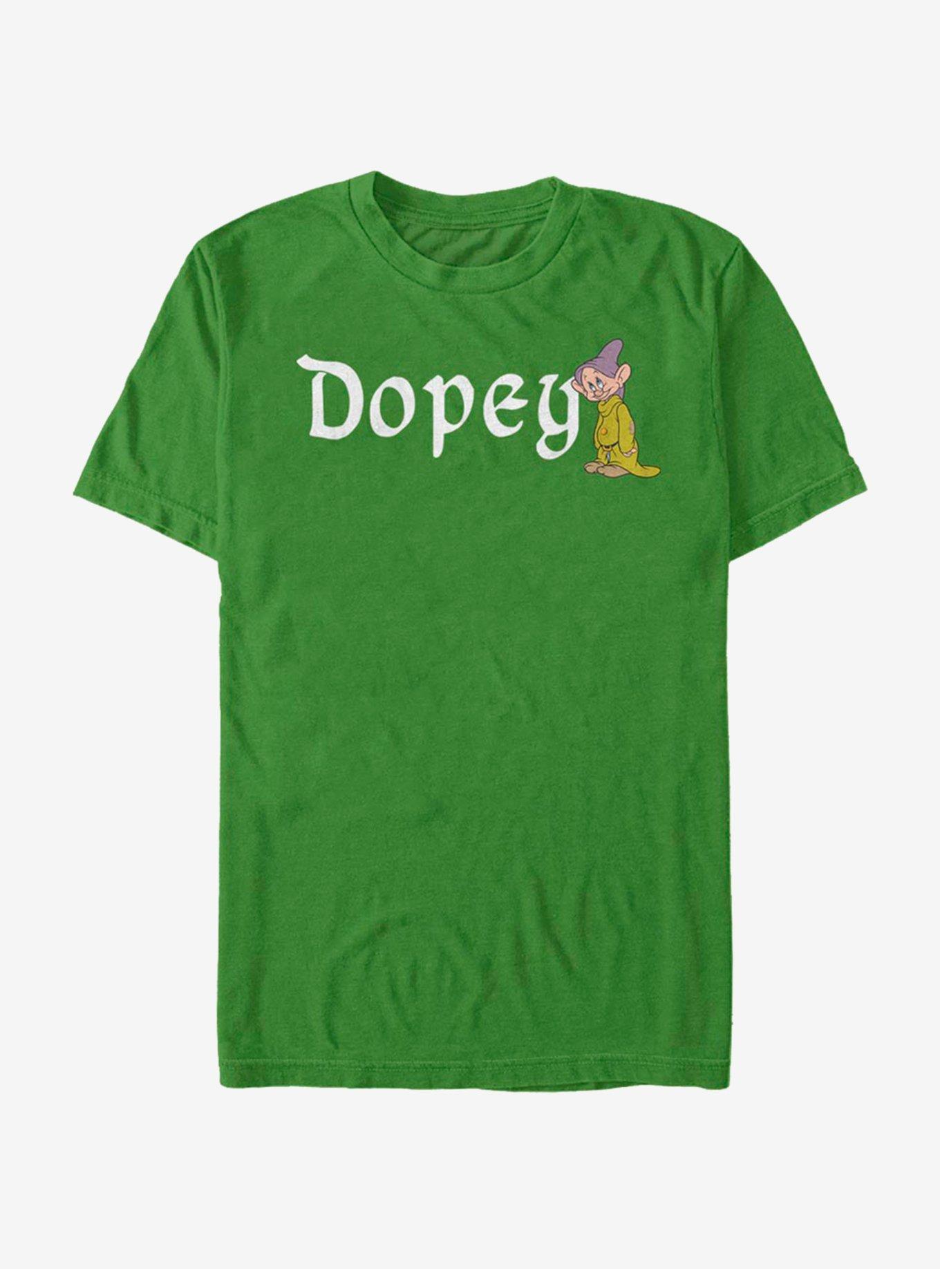 Disney Snow White And The Seven Dwarfs Dopey Dwarf T-Shirt, KELLY, hi-res