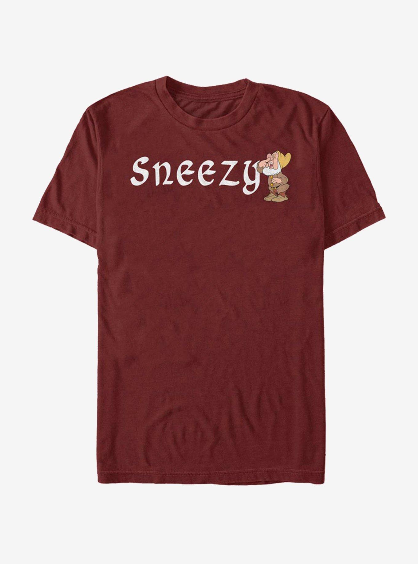 Disney Snow White And The Seven Dwarfs Sneezy Dwarf T-Shirt, , hi-res