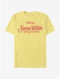 Disney Snow White And The Seven Dwarfs Snow White Logo T-Shirt, BANANA, hi-res